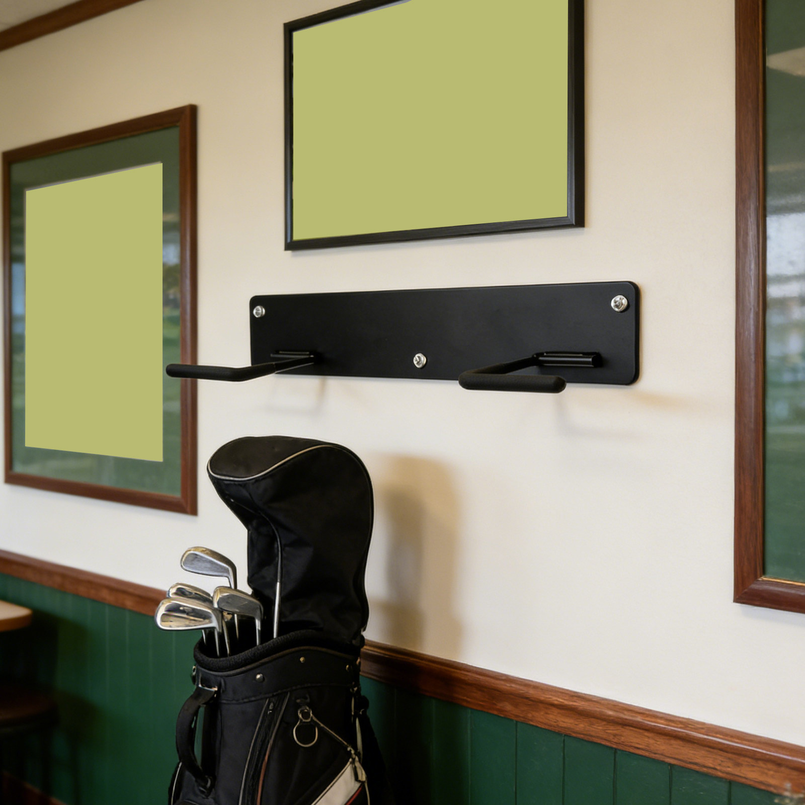 Golf Equipment Garage Organizer - 벽걸이형 골프백 거치대, 공간 절약형 정리함