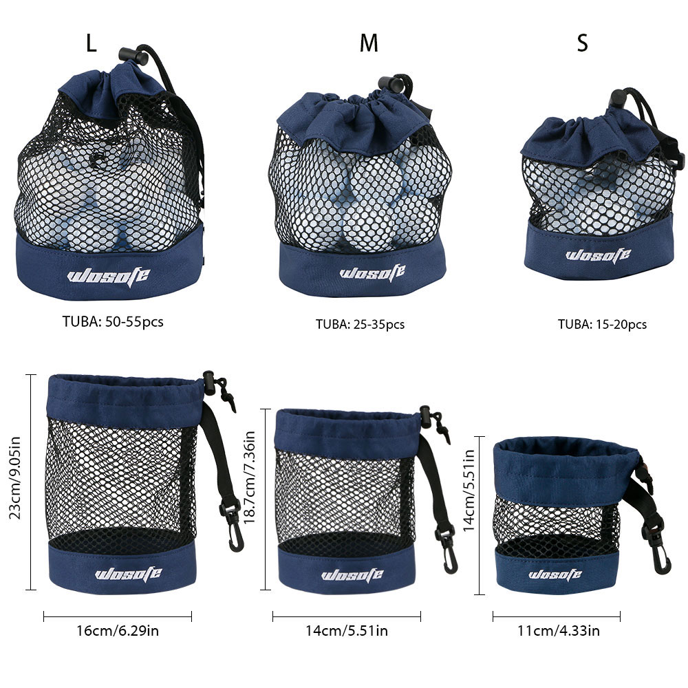 Golf Equipment Drawing - 1pc 골프 공 가방, 메쉬 나일론
