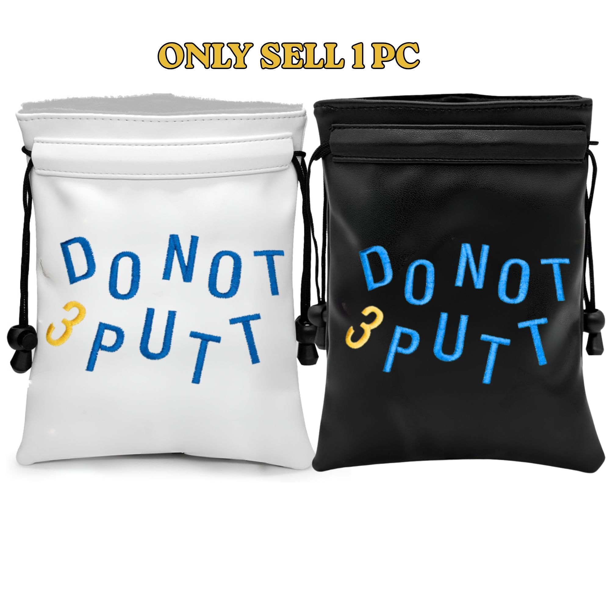 Golf Equipment Drawing - 골프공 및 귀중품 보관 가방 검정색
