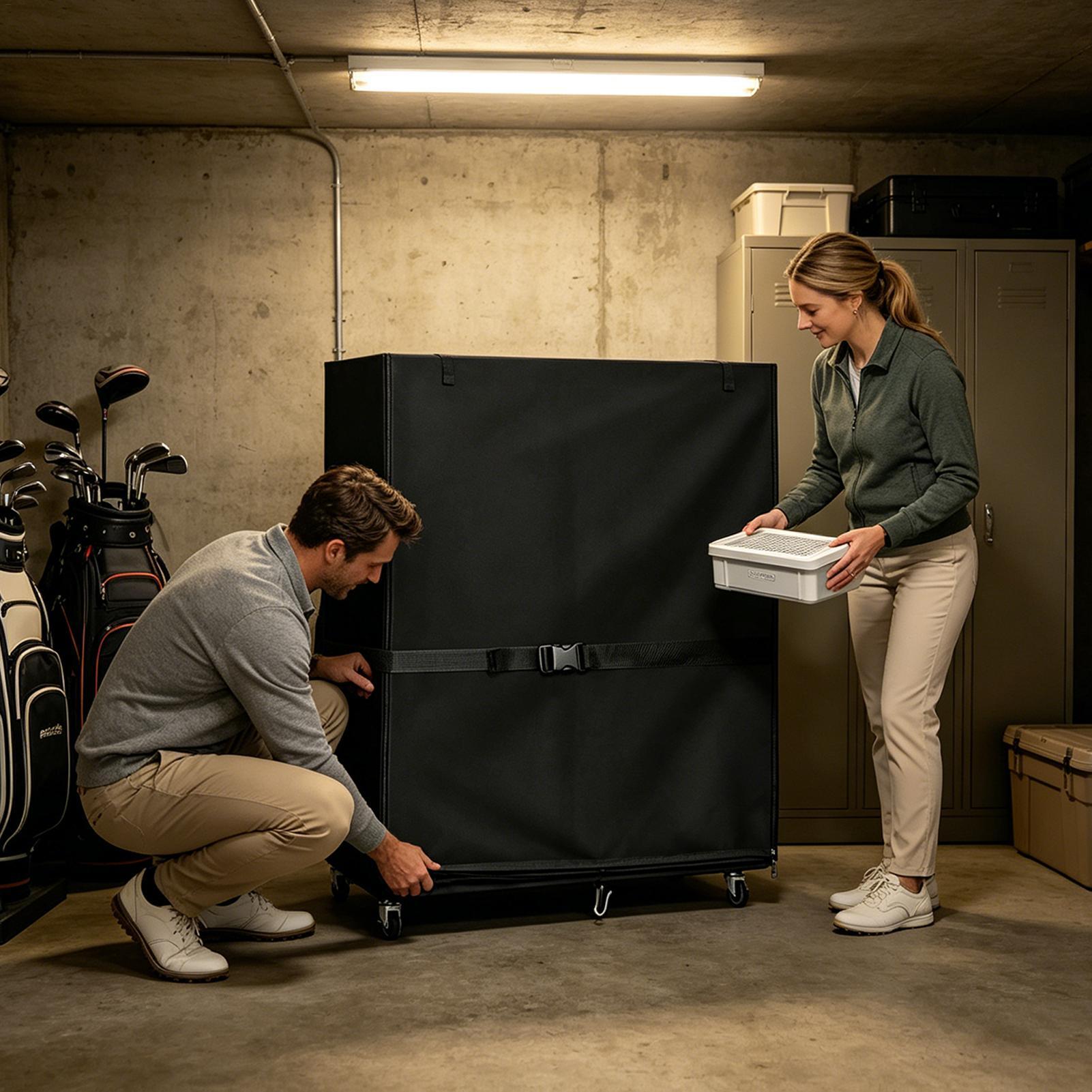 골프 스탠드 백 레인커버 옥스포드 가제 오거나이저 가드 - Golf Equipment Garage Organizer 리뷰 및 가격