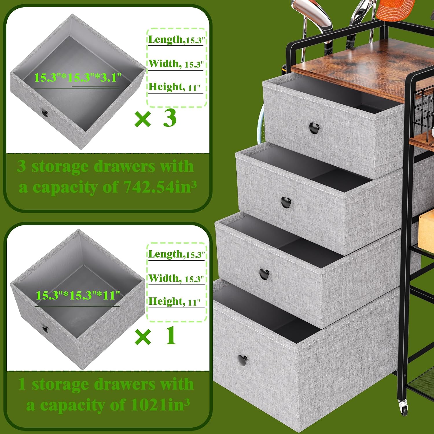 특대형 골프백 보관 랙 (차고용), 고하중 금속 골프백 - Golf Equipment Garage Organizer 리뷰 및 가격