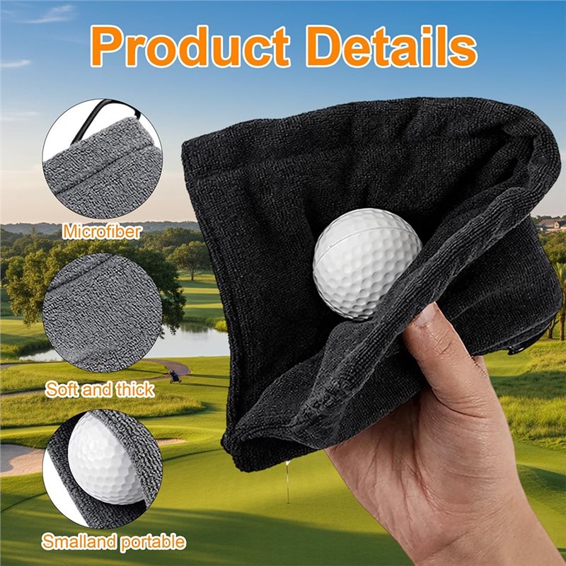 【여행 필수품】골프 타월 4팩 세트, 골프 가방용 안전 - Golf Equipment Essentials 리뷰 및 가격