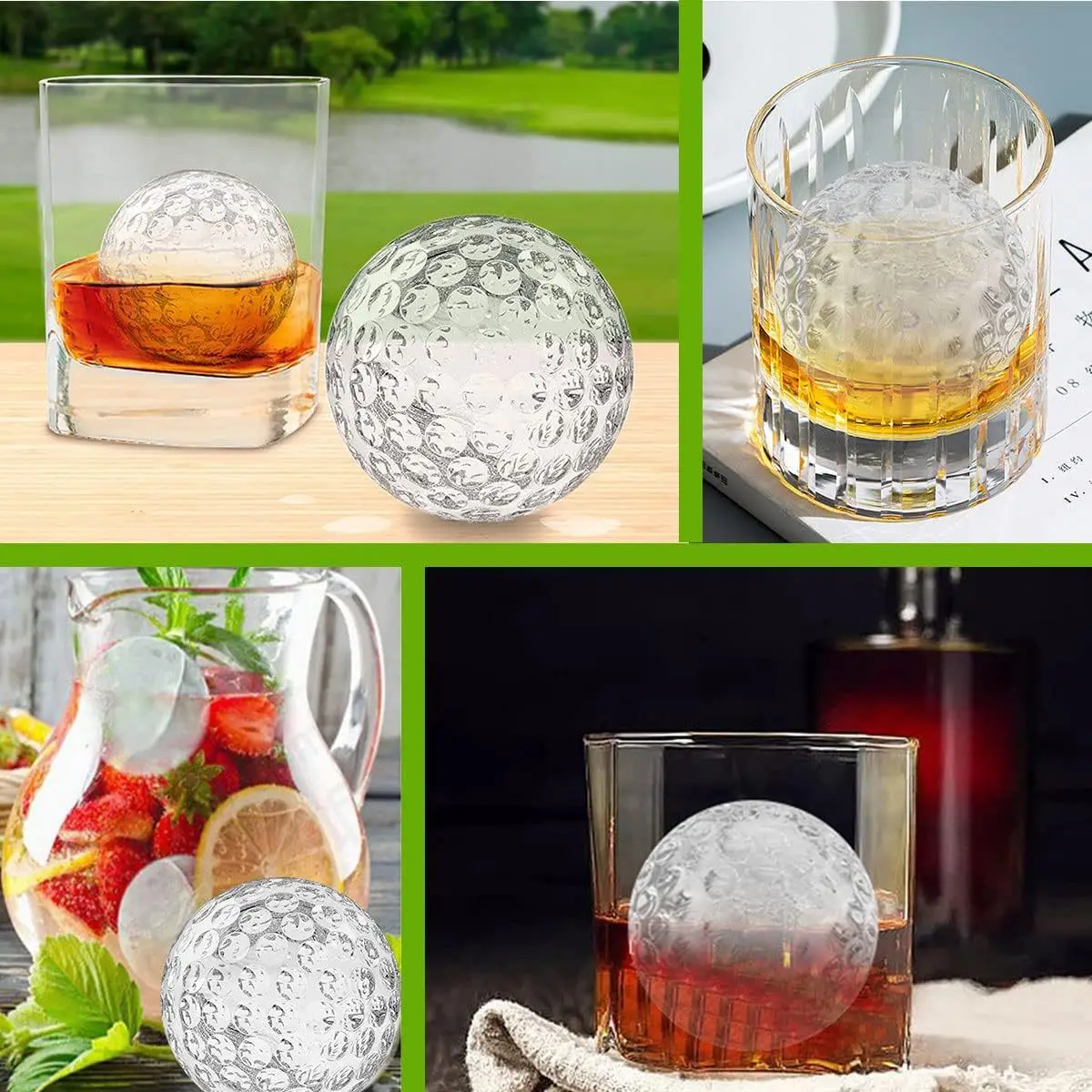 식품 등급 실리콘 아이스 볼 메이커 3D 야구 골프 하 - Golf Ball Premium 리뷰 및 가격