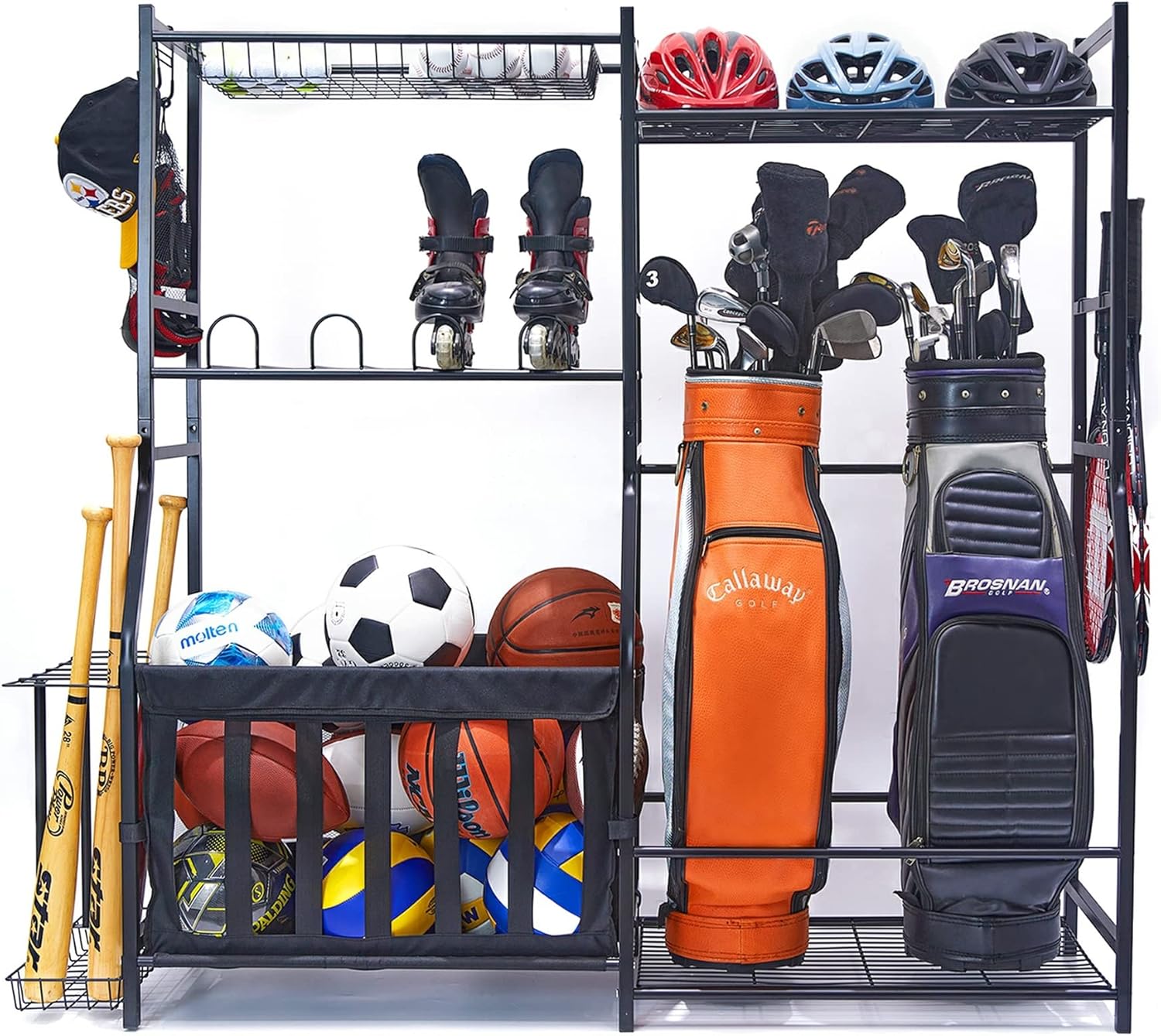 차고 스포츠 용품 보관 랙 골프백 스탠드 공 보관 정리 - Golf Equipment Garage Organizer 리뷰 및 가격