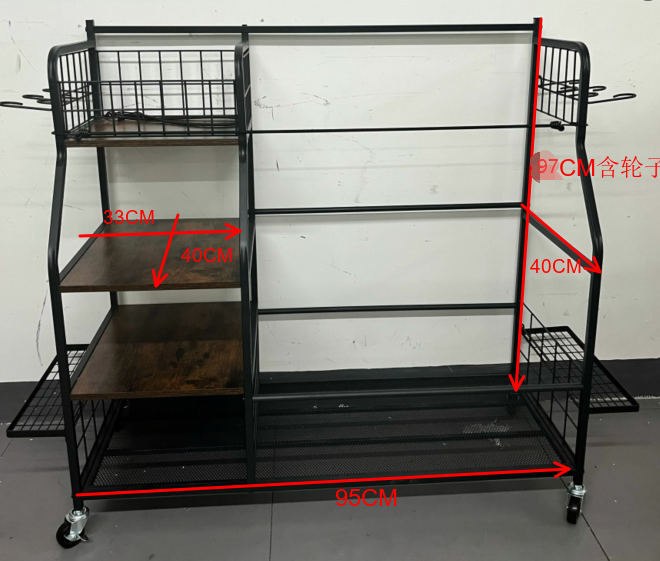 롤링 골프 스토리지 랙 차고 정리대 금속 스포츠 장비  - Golf Equipment Garage Organizer 리뷰 및 가격