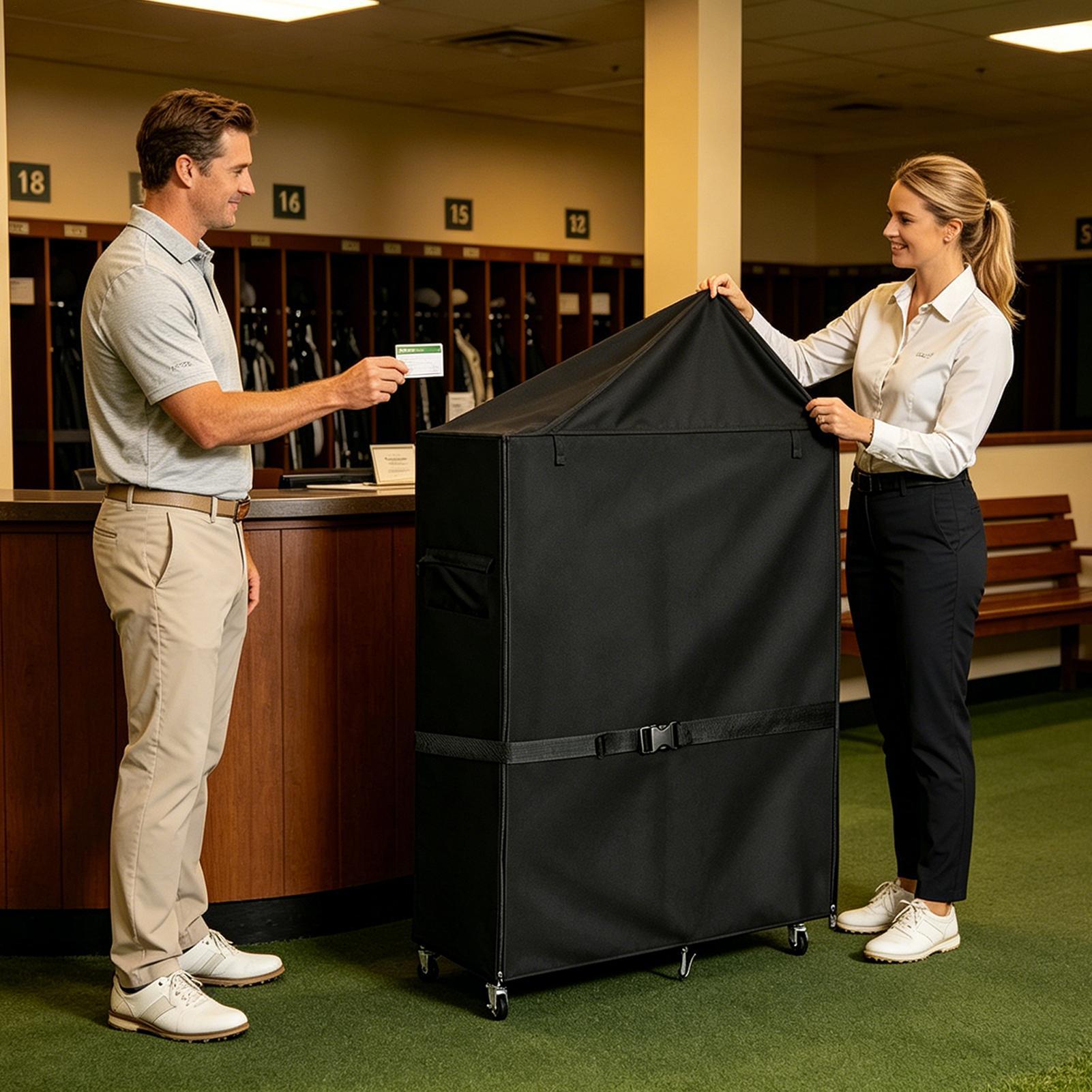 골프 가방 스탠드 커버 옥스포드 방진 방수 차고 정리함 - Golf Equipment Garage Organizer 리뷰 및 가격