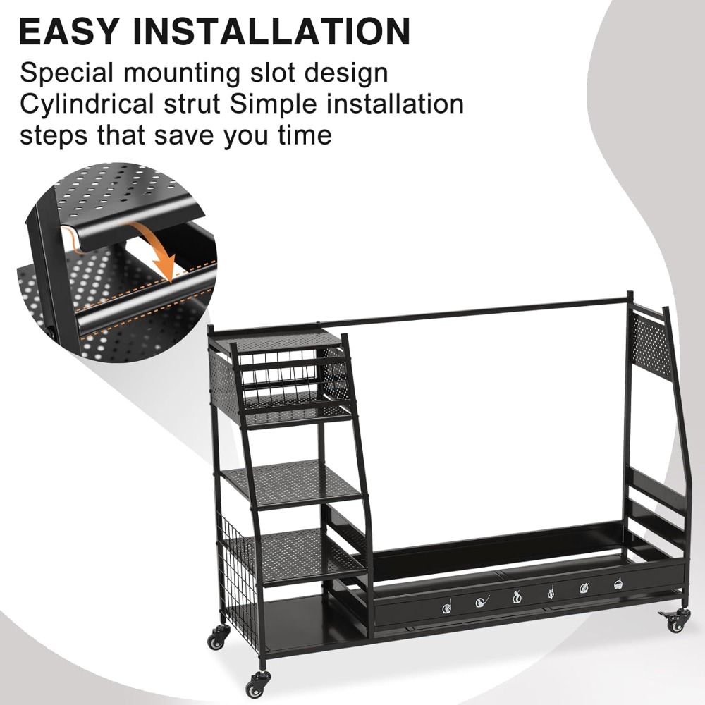 골프백 보관 랙 스탠드 홀더 정리대 (차고, 클럽실,  - Golf Equipment Garage Organizer 리뷰 및 가격