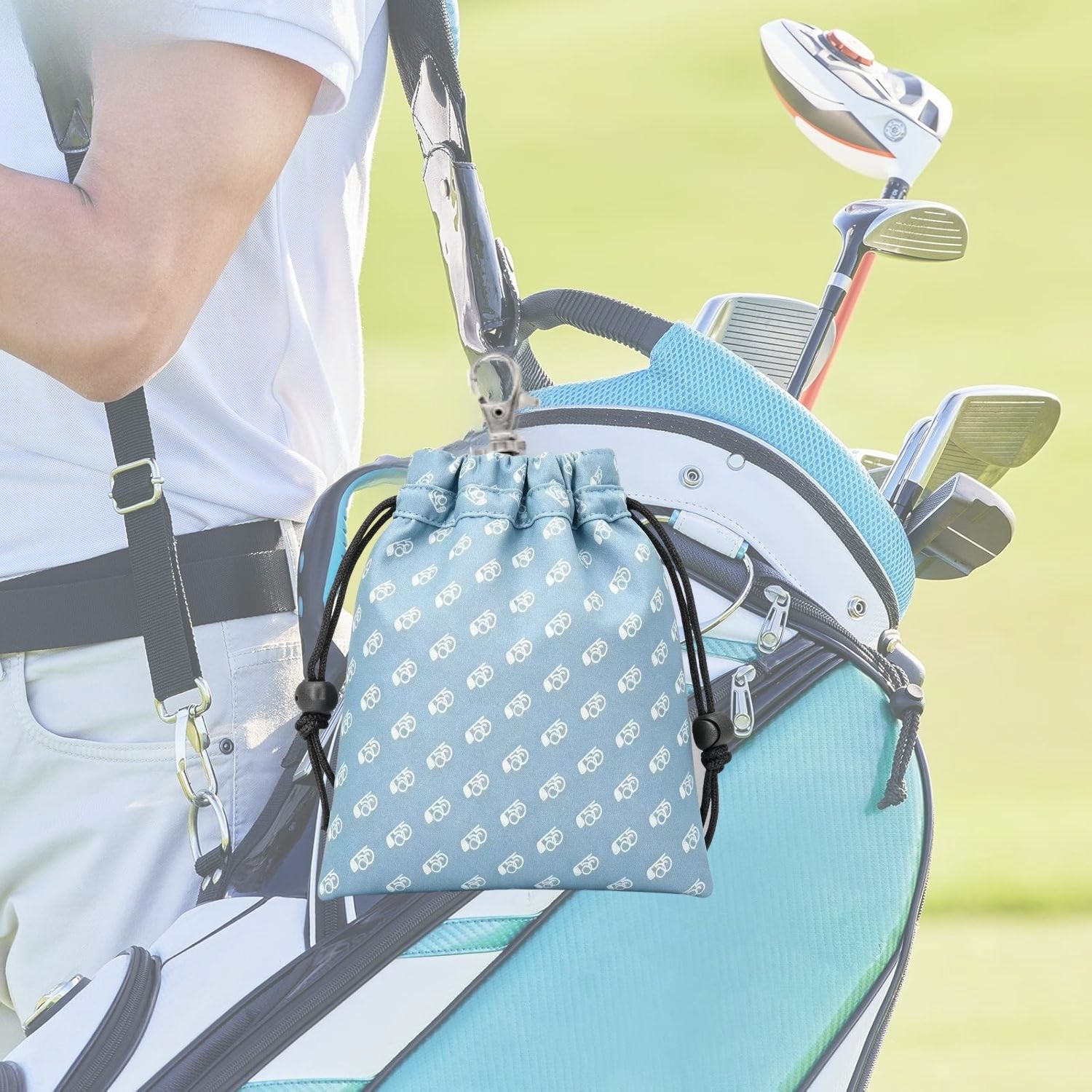 미니멀리스트 스타일의 블루 골프 귀중품 가방, 드로스트 - Golf Equipment Drawing 리뷰 및 가격