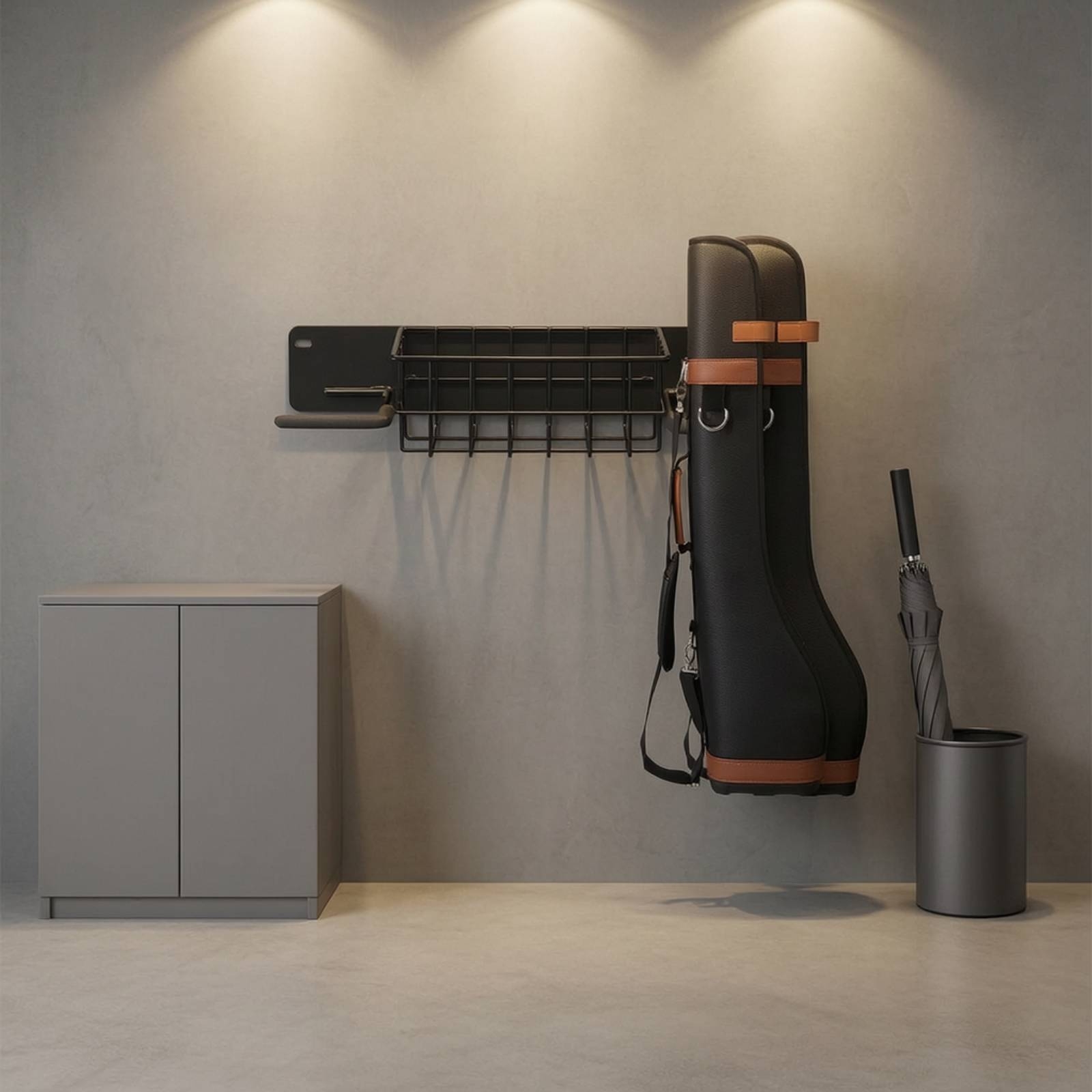 골프 보관 랙 벽걸이형 골프 랙 바구니 포함 스포츠 장 - Golf Equipment Garage Organizer 리뷰 및 가격