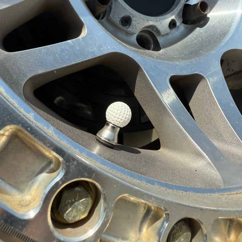 골프공 모양 자동차 타이어 밸브 스템 캡, 범용 휠 에 - Golf Equipment Used 리뷰 및 가격