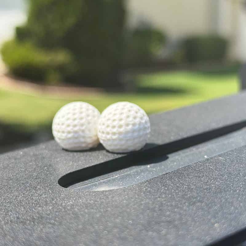골프공 모양 자동차 타이어 밸브 스템 캡, 범용 휠 에 - Golf Equipment Used 리뷰 및 가격