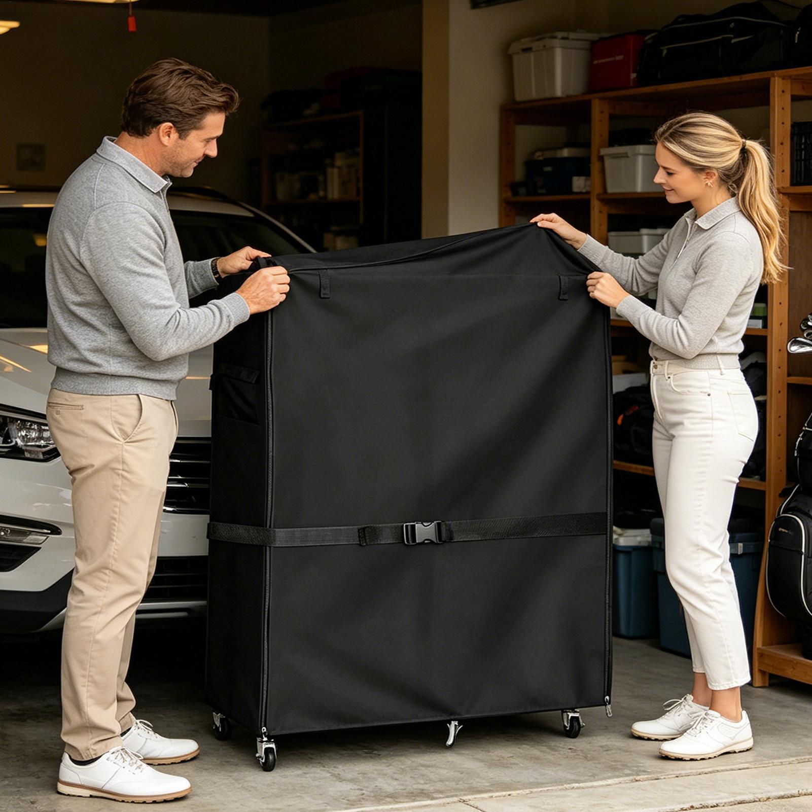 골프 보관함용 먼지 커버 옥스포드 방수 보호 커버 골프 - Golf Equipment Garage Organizer 리뷰 및 가격
