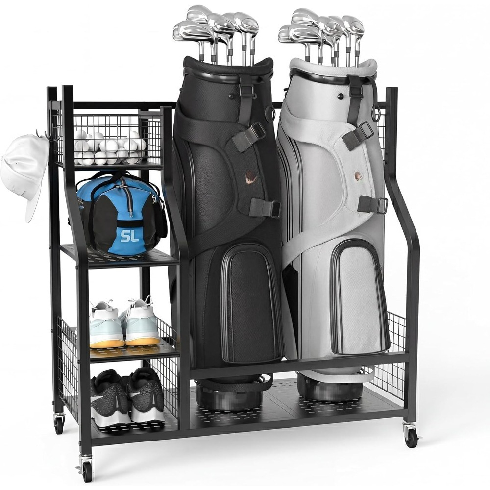 특대형 골프백 보관 스탠드, 차고 정리용 장비 랙, 창 - Golf Equipment Garage Organizer 리뷰 및 가격
